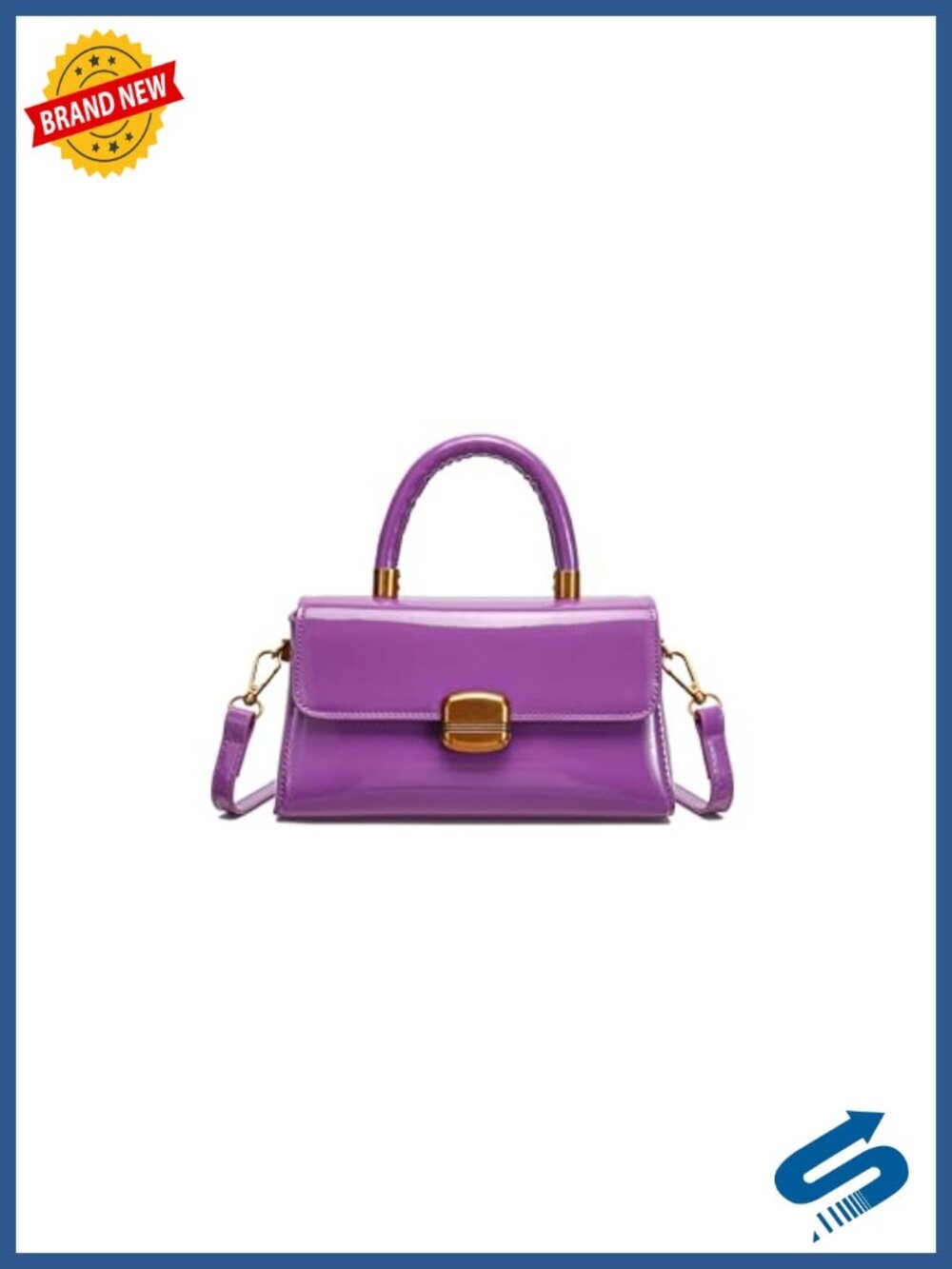 Mini PU Purse, Crossbody Shoulder Clutch Versatile Bag